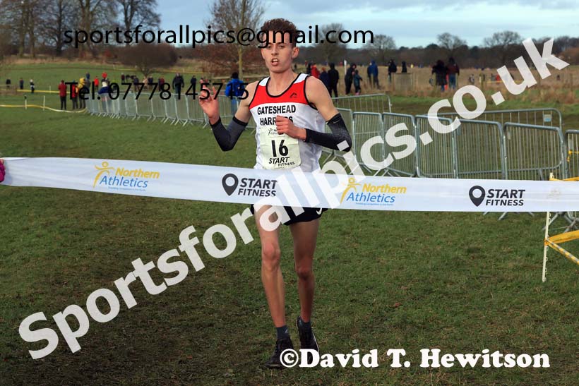 Junior Mens 2024 Northern Cross Country Champs., Sedgefield. Photo: David T. Hewitson/Sports for All Pics